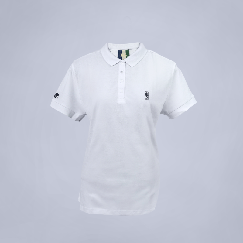 polo feminina branca collab XP & NBA - XP Store Oficial